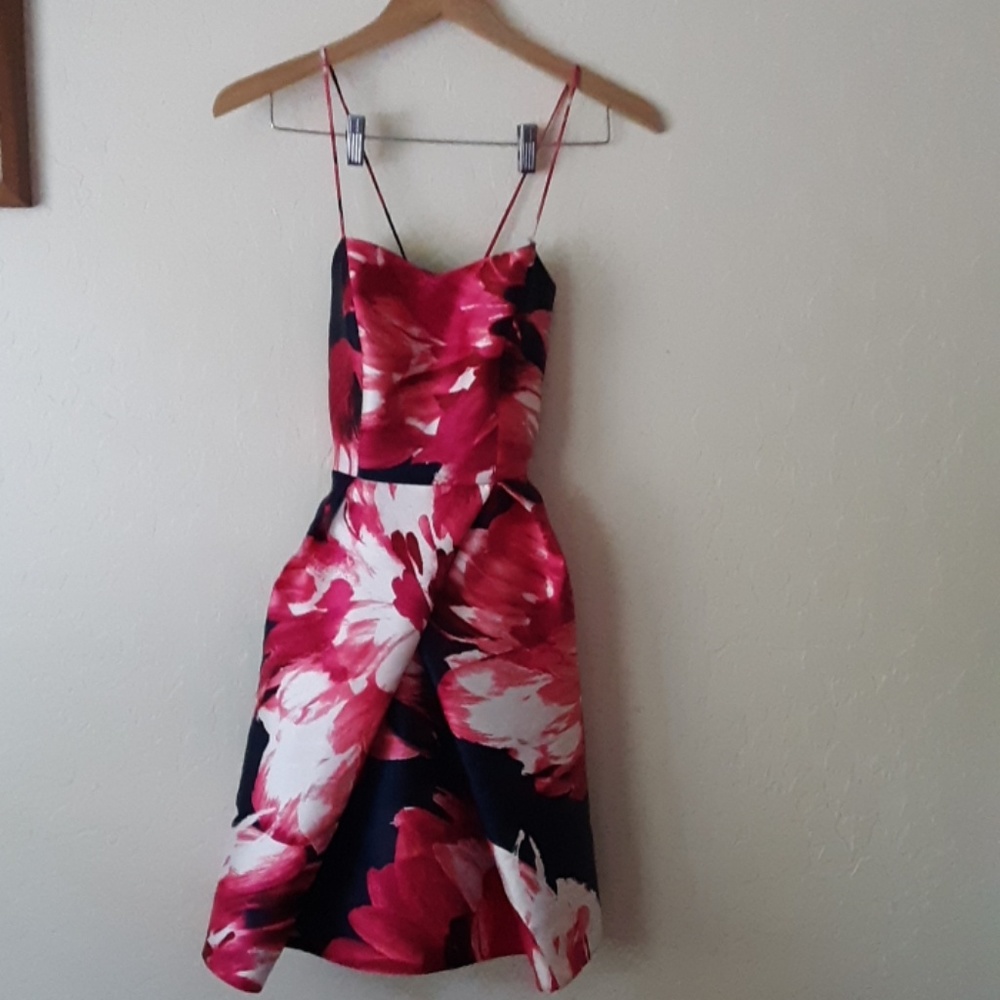 Flower print dress